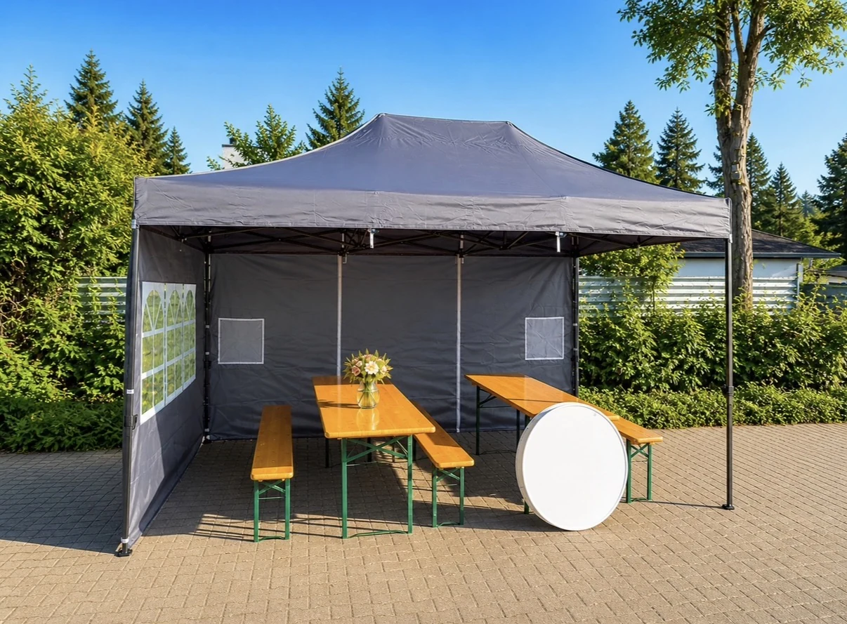 Faltpavillon 4,5 × 3 m