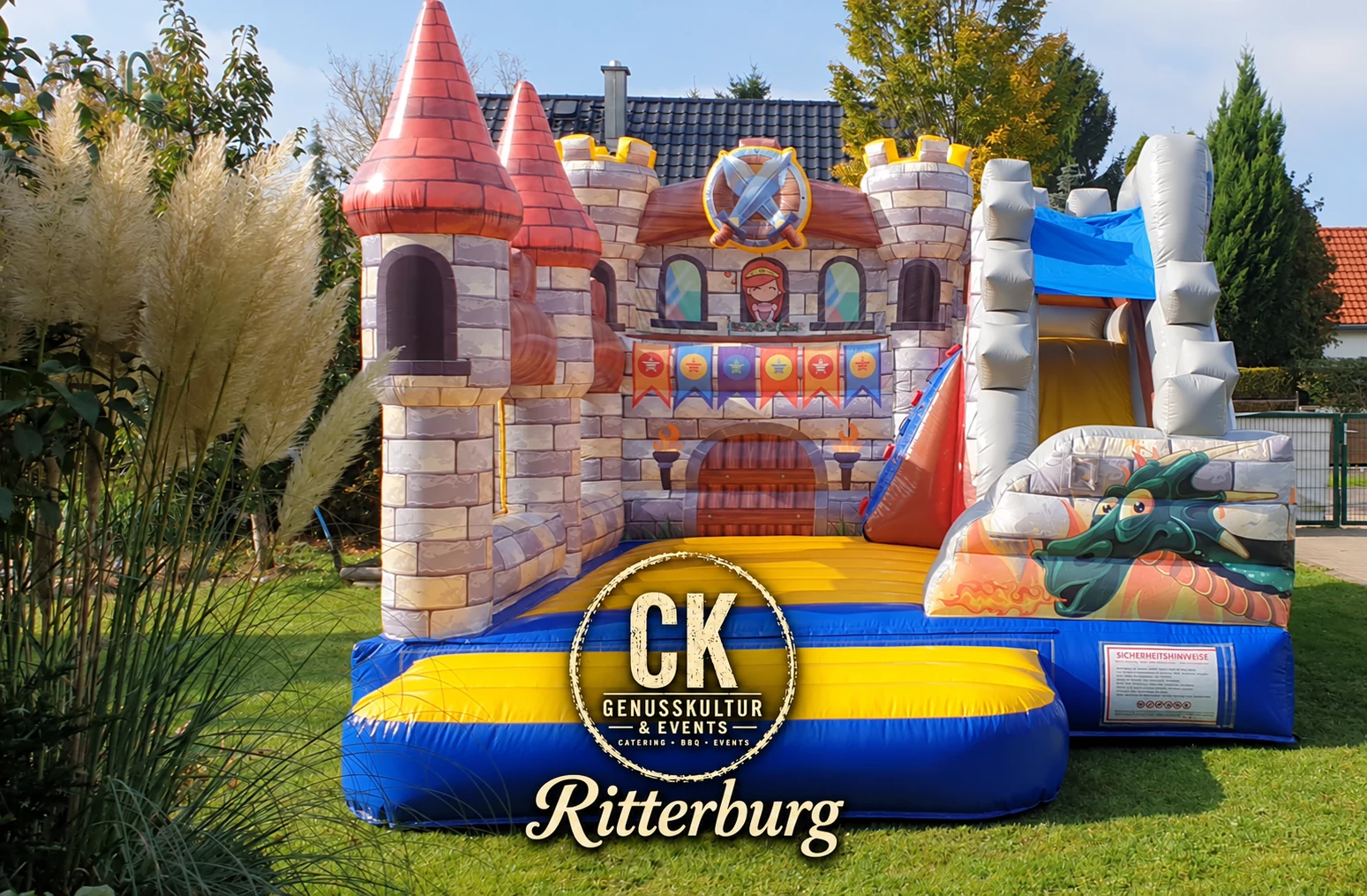 Hüpfburg Ritterburg